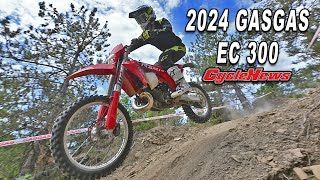 2024 GasGas EC 300 First Ride  Cycle News [upl. by Ecital]