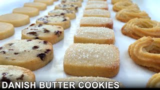 Melt In Your Mouth Butter Cookies  Danish Butter Cookies Recipe  쉬운 베이킹 [upl. by Erich]