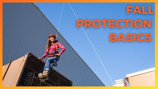 FALL PROTECTION BASICS  ABCD’s Demonstration PFAS Fall Restraint vs Fall Arrest and more [upl. by Piegari]