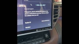 How To Find Your Vehicles Radio ID For Sirius XM [upl. by Eecart260]