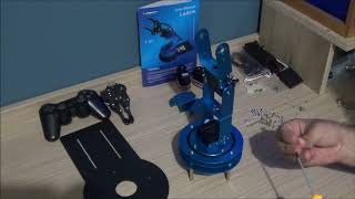 LeArm  Assembly Guide Robotic Arm with claw [upl. by Nylle]