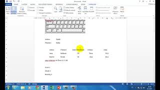 Tabulátory v MS Word 2013 [upl. by Sirraf466]