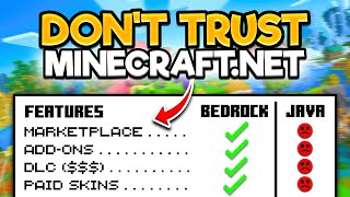 The TRUTH About Minecraft Java Vs Bedrock [upl. by Markiv]