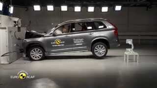 Euro NCAP Crash Test of Volvo XC90 2015 [upl. by Airekat]