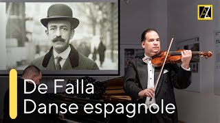 DE FALLA Danse espagnole  Antal Zalai violin 🎵 classical music [upl. by Annaek]