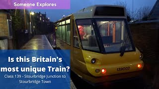 Is this Britains most UNIQUE train  The Class 139  Stourbridge Junction to Stourbridge Town [upl. by Elladine]