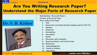 Are You Writing Research Paper Understand the Major Parts of Research Paper [upl. by Earehs626]