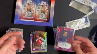 2024 Topps Chrome Olympic Hopefuls Hobby Box Opening Red Auto Pull [upl. by Acquah]