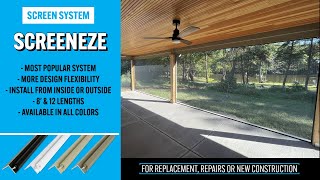 SCREENEZE®  The NoSpline Screen System [upl. by Mahan]