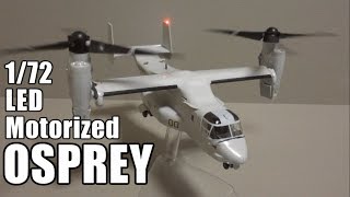 172 Hasegawa MV22B Osprey Scale Model [upl. by Eugnimod]