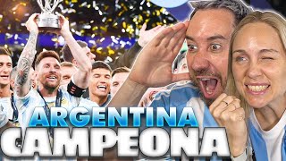 Argentina CAMPEONA Finalissima 🇮🇹03🇦🇷 IMPRESIONANTE [upl. by Lambert]