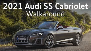 2020 Audi S5 Cabriolet Technik Walkaround [upl. by Etteyafal654]