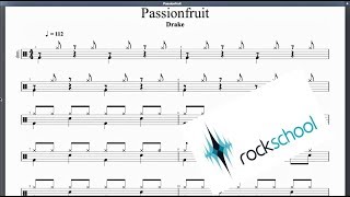 Passionfruit Rockschool Grade 2 Drums [upl. by Hillyer]