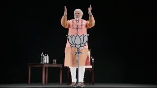 Shri Narendra Modis Address to quotBharat Vijayquot Rally using 3D Hologram Technology 1142014 [upl. by Akcebar72]