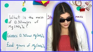 Converting Grams to Moles Using Molar Mass  How to Pass Chemistry [upl. by Acinna398]