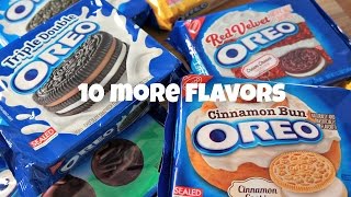 Tasting 10 More Flavors of Oreos [upl. by Draude988]