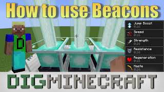 How to use Beacons in Minecraft [upl. by Nowaj]