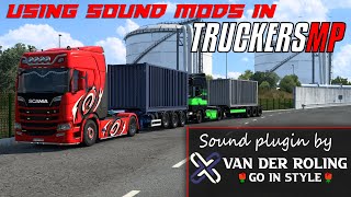 HOW TO USE SOUND MODS IN TRUCKERSMP  ETS2 sound plugin by VDR  how to install  all features [upl. by Aidnac]