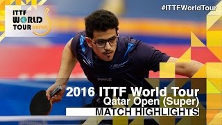 2016 Qatar Open Highlights Olah Benedek vs Abdulrahman AlNaggar Pre [upl. by Helfant]