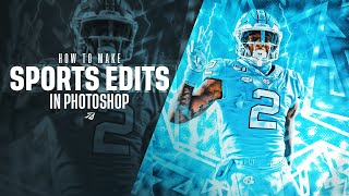 How to make DOPE Sports Edits in Photoshop EASY  ᴴᴰ [upl. by Anya]