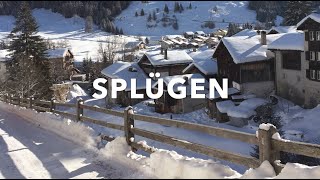 Splügen in the Winter Beautiful Places in Switzerland ENG [upl. by Ruffo]