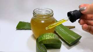 ACEITE ANTIARRUGAS DE SABILA O ALOE VERA HOW TO MAKE ALOE VERA ANTIAGE OIL [upl. by Erb]