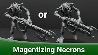 Magnetizing Necron Warriors  Tutorial [upl. by Dyer]