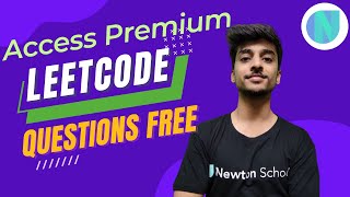 Access Premium Leetcode Questions Free [upl. by Heeley]