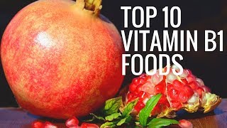 Top 10 Thiamine Vitamin B1 Foods [upl. by Ellerahc]