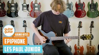 Epiphone Les Paul Junior  NAMM 2020  SOUND BITES [upl. by Maurise675]