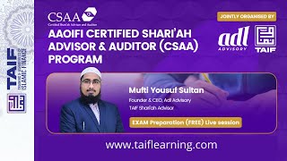 AAOIFI CSAA Exam Revision Class 2022 [upl. by Sillek]