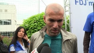 Zidane wishes France good luck on eve of Euro 2012 [upl. by Frida496]