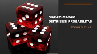 Statistika MacamMacam Distribusi Probabilitas Binomial Poisson Normal dan StudentT [upl. by Tabbatha]