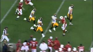 Super Bowl XLIII  James Harrison 100 yard interception return good quality [upl. by Gambrill]