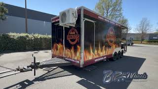 Wood Fired Pizza Trailer With Bathroom [upl. by Ydieh733]