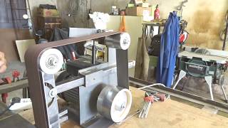 FAI DA TE come fare la levigatrice a nastro colpleto  DIY how to make the belt sander full [upl. by Atinit]