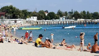 Evpatoria beach Crimea [upl. by Atikan]