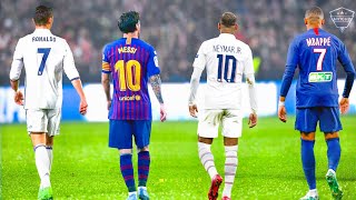 Neymar vs Cristiano Ronaldo vs Messi vs Mbappe● Top 10 Skills HD [upl. by Akel]