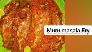 Muru Fish Masala Fry in Turmeric Leaf Mangalore Style Recipe [upl. by Horst]