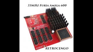 Furia 68020 33MHz Commodore Amiga 600 [upl. by Jaynes]