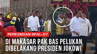 DISAMBUT TARIAN DAERAH PRESIDEN JOKOWI DIDAMPINGI PAK BAS MERESMIKAN SPALDT DI MAKASAR [upl. by Alakam367]