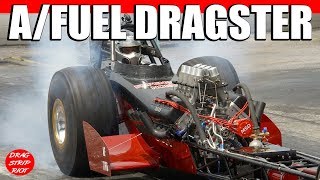 A Fuel Dragster Nostalgia Drag Racing Frank Mazi [upl. by Leirvag911]