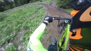 Morgins Downhill Swiss Cup 2016 [upl. by Mialliw]