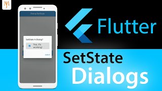 Flutter Tutorial  How To Call SetState In Popup Alert Dialog  Stateful Builder [upl. by Acireed]