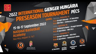 FC Barcelona – Stellazzurra Roma  2022 International Gienger Hungára Preseason Tournament [upl. by Dumm377]