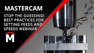 Stop the Guessing Setting Feeds amp Speeds in Mastercam Webinar [upl. by Ricoriki]