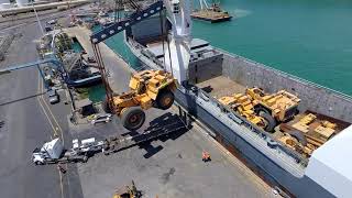 Loading of Break Bulk Cargo on Berth 4 [upl. by Eixela]