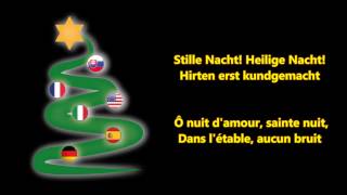 Stille Nacht heilige Nacht  Douce nuit sainte nuit DE  FR lyrics [upl. by Holleran]