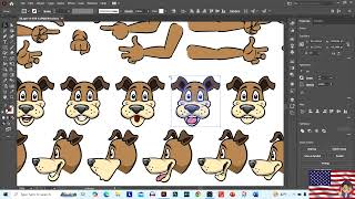 Cartoon Animator 5 cartoon character processing for character rigging and animation [upl. by Bullivant]