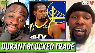 Kevin Durant tells Draymond Green why he BLOCKED WarriorsSuns deal at NBA trade deadline [upl. by Layney582]